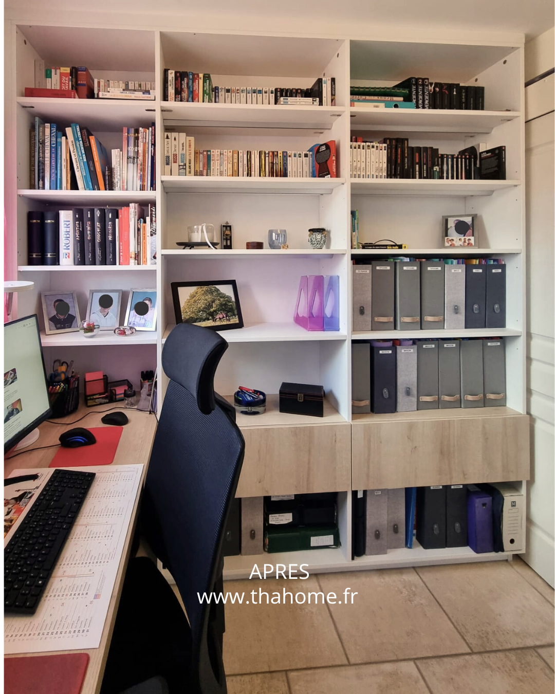 amenagement sur mesure bureau apres