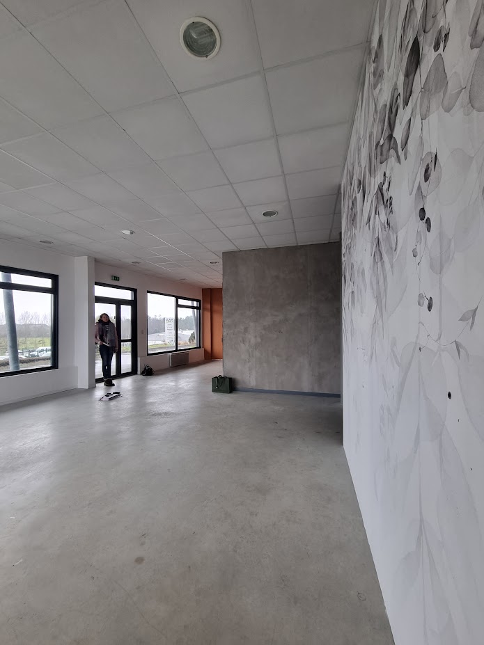 Projet Bali Breizh rénovation , aménagement et décoration d'une agence commerciale