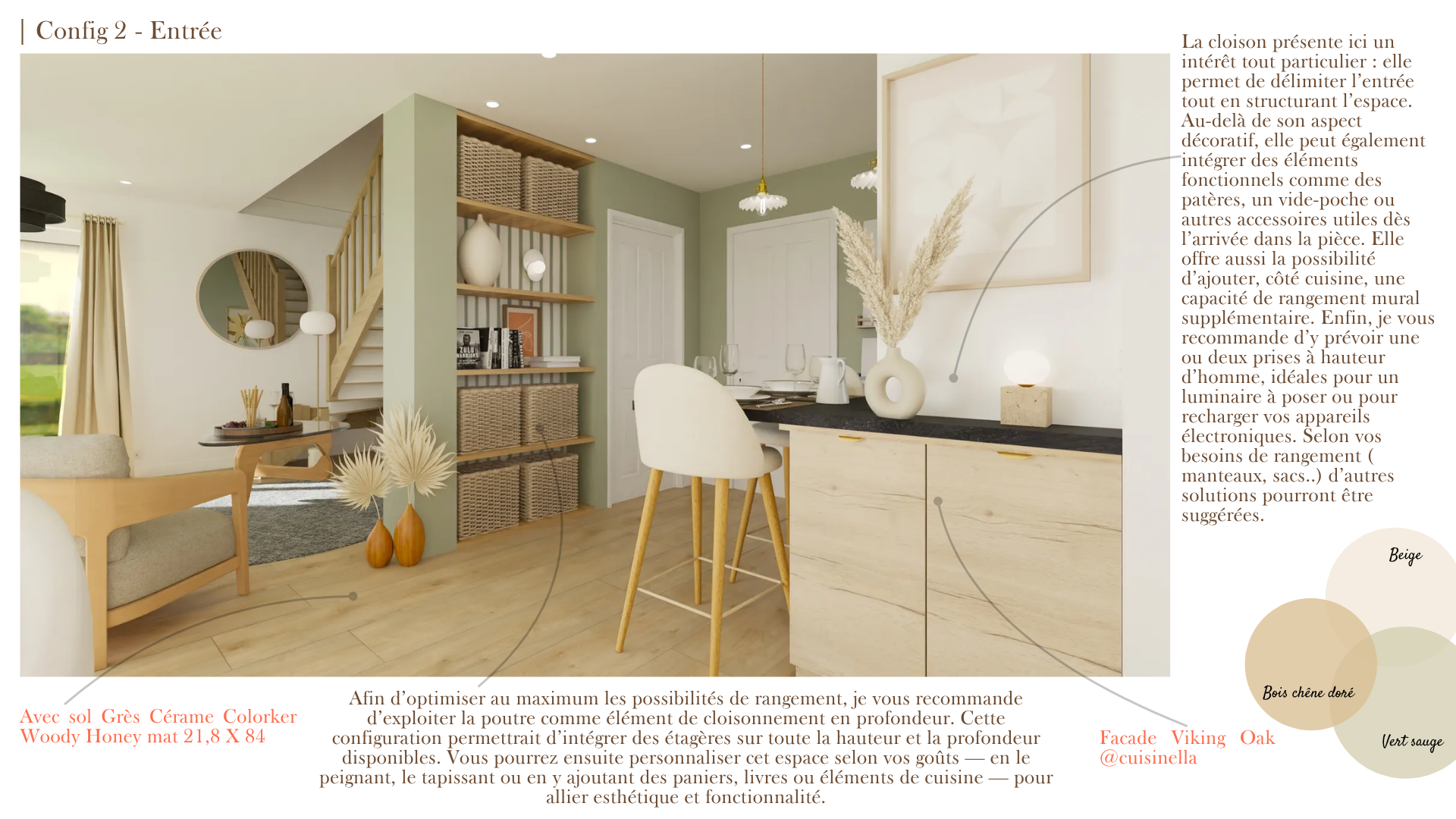 Zoom sur un détail décoratif ou un plan électrique annoté