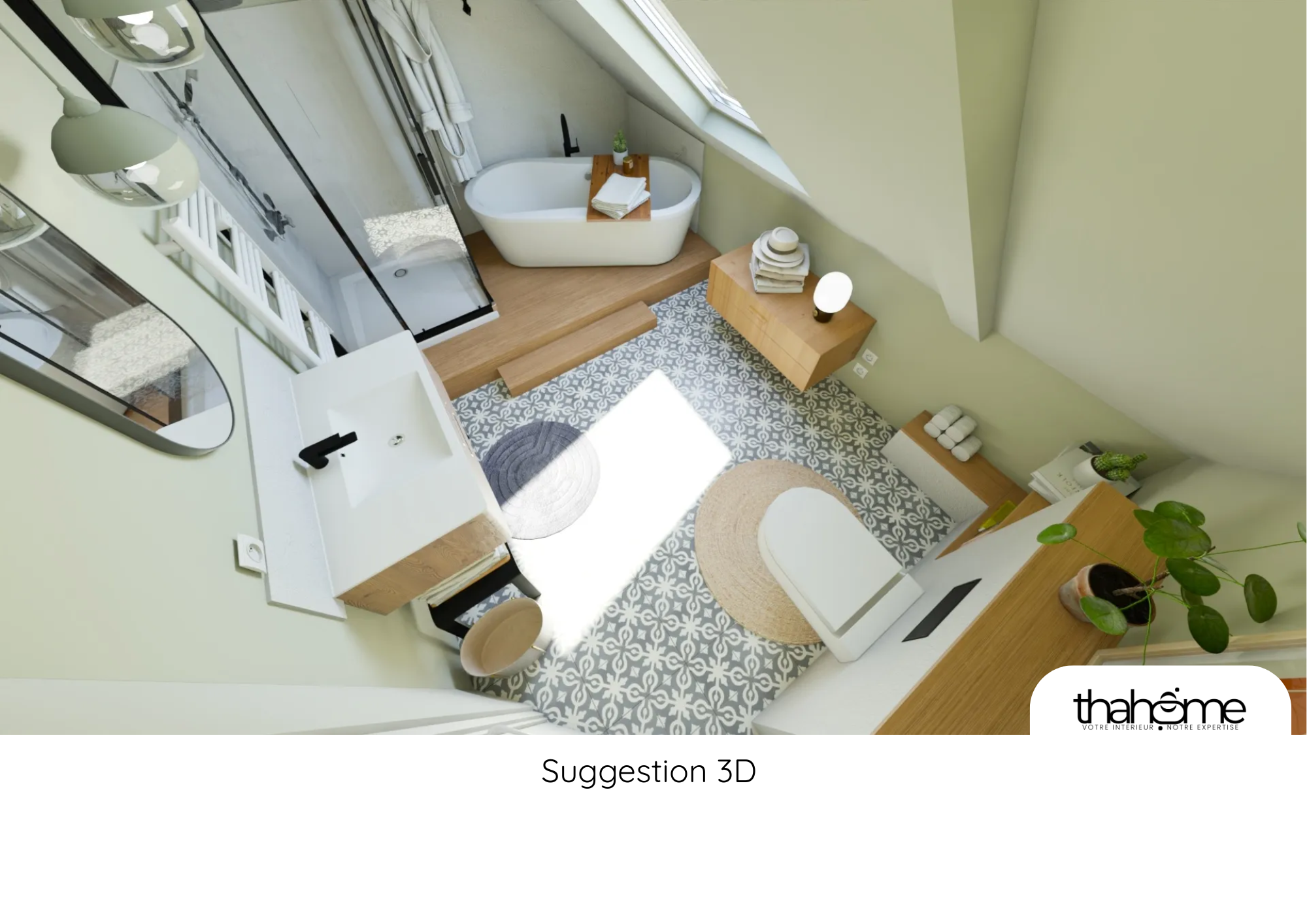 AVANT APRES PROJET JERSEY DAMGAN AMENAGEMENT RENOVATION DECORATION PIECE TECHNIQUE