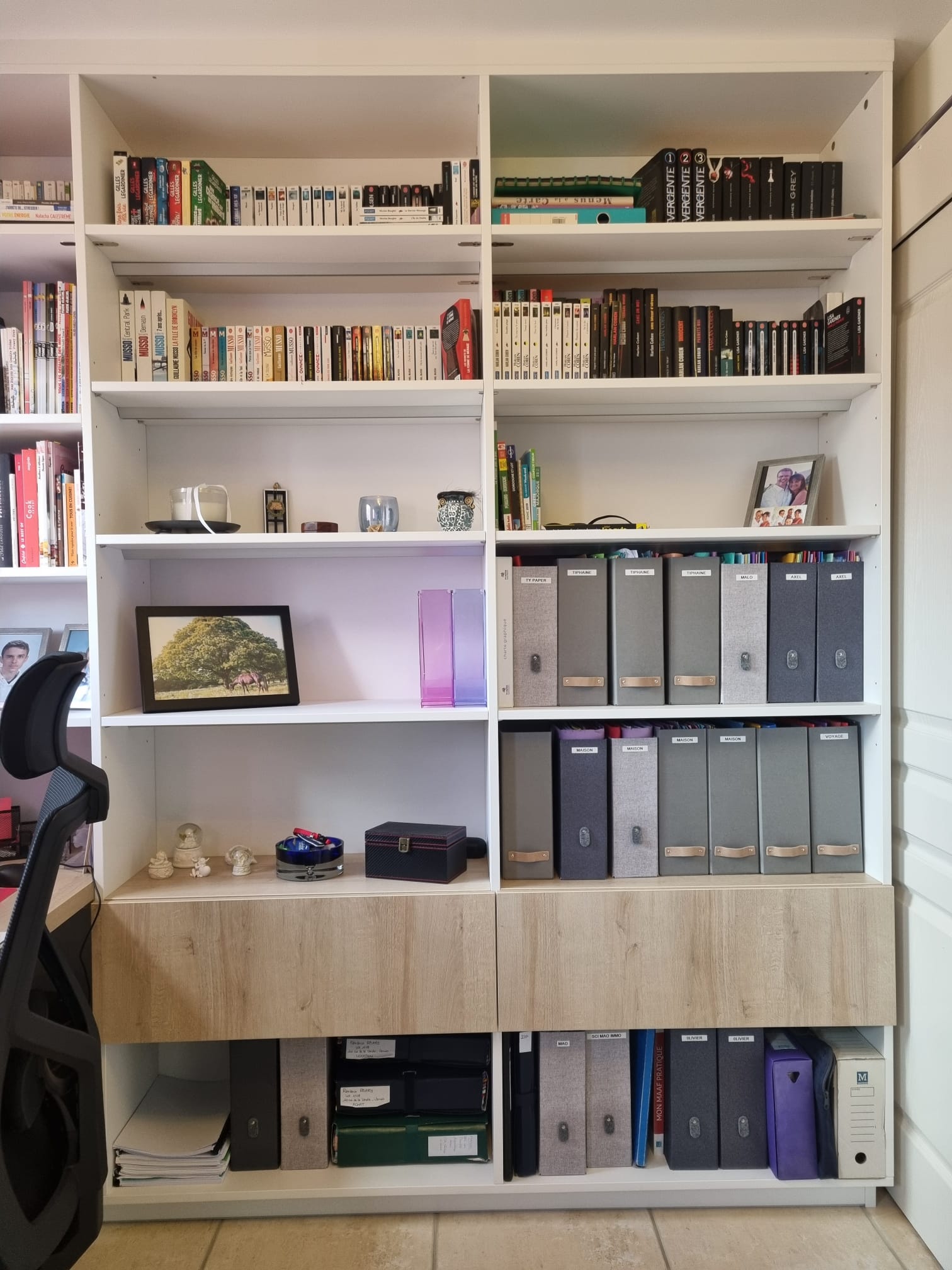 Bureau Avant Après projet Voltaire