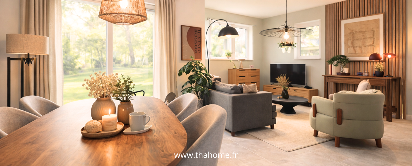 Projet par thahome séjour cosy